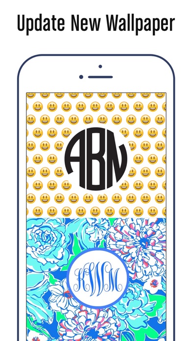 How to cancel & delete Monogram Wallpapers & Pattern from iphone & ipad 4