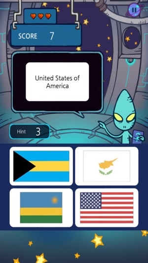 Million Quiz Show World Flags