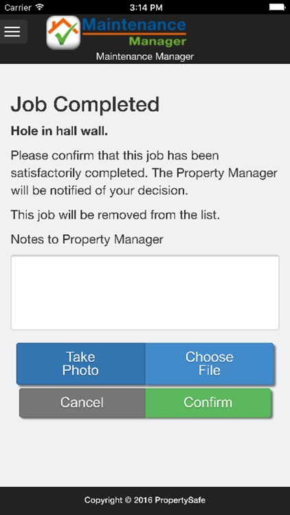 MMgr Tenant App