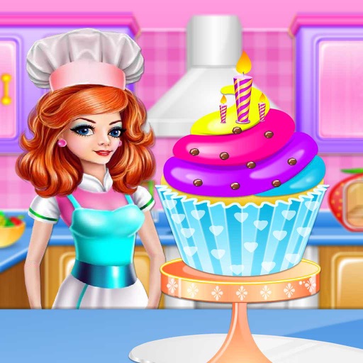 Sweet Heart Cupcake HD iOS App
