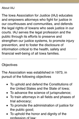 Iowa Association for Justice screenshot 3