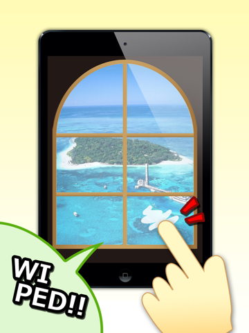 世界の観光地を旅する窓磨きゲームアプリ-wwwipedのおすすめ画像1