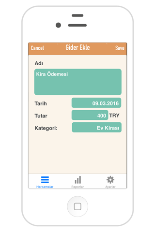 Kişisel Bütçe Yönetimi Ücretsiz Versiyon screenshot 3