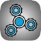 A virtual version of the popular Fidget Spinner, a school and office toy that helps focus attention and relieve stress