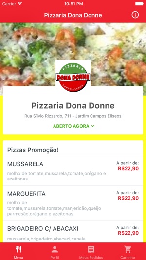 Pizzaria Dona Donne Delivery(圖1)-速報App