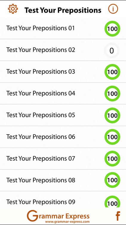 Test Your Prepositions