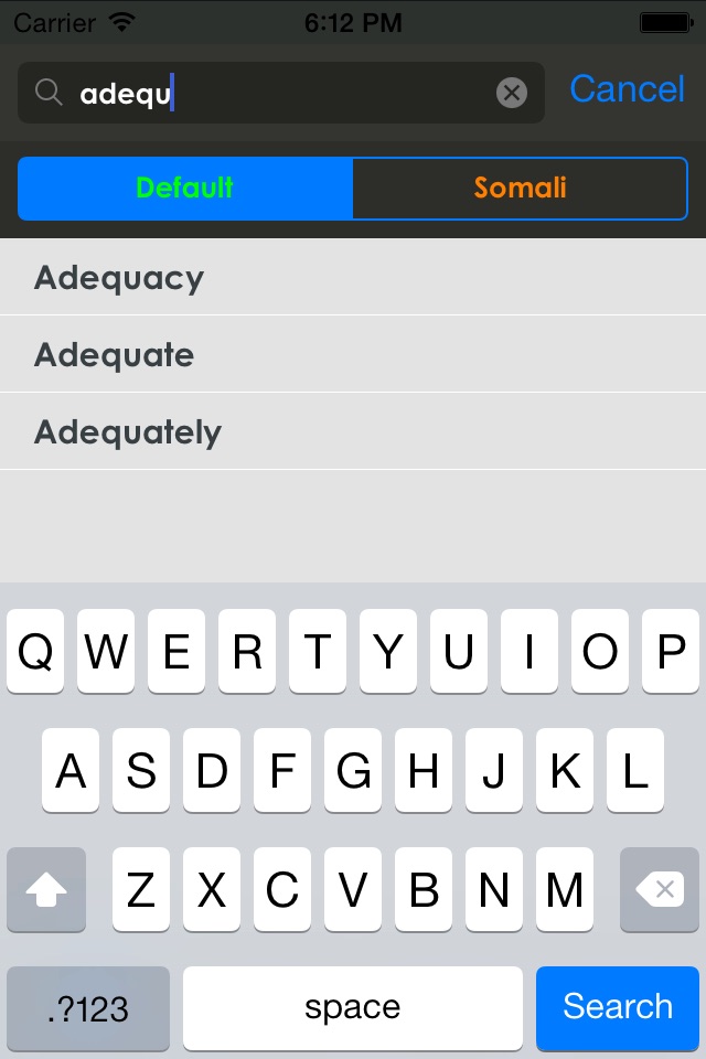 Somali Dictionary screenshot 4