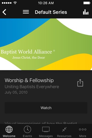 Baptist World Alliance Network screenshot 3