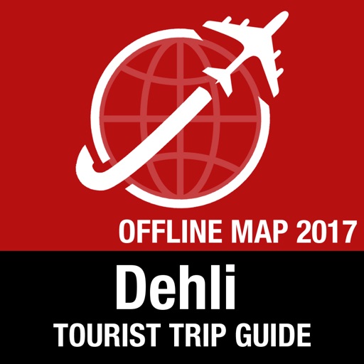 Dehli Tourist Guide + Offline Map icon
