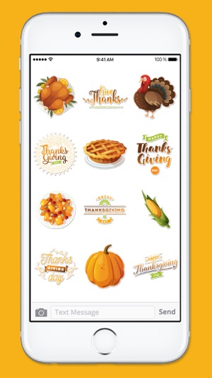 Happy Thanksgiving Fall and Autumn Sticker Pack(圖3)-速報App