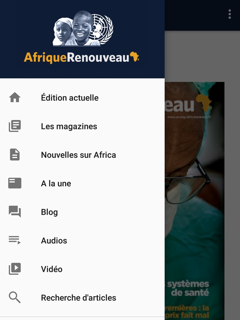 UN Africa Renewal Magazine screenshot 2