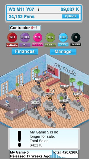 Game Studio Tycoon – Become A Game Developer!(圖3)-速報App