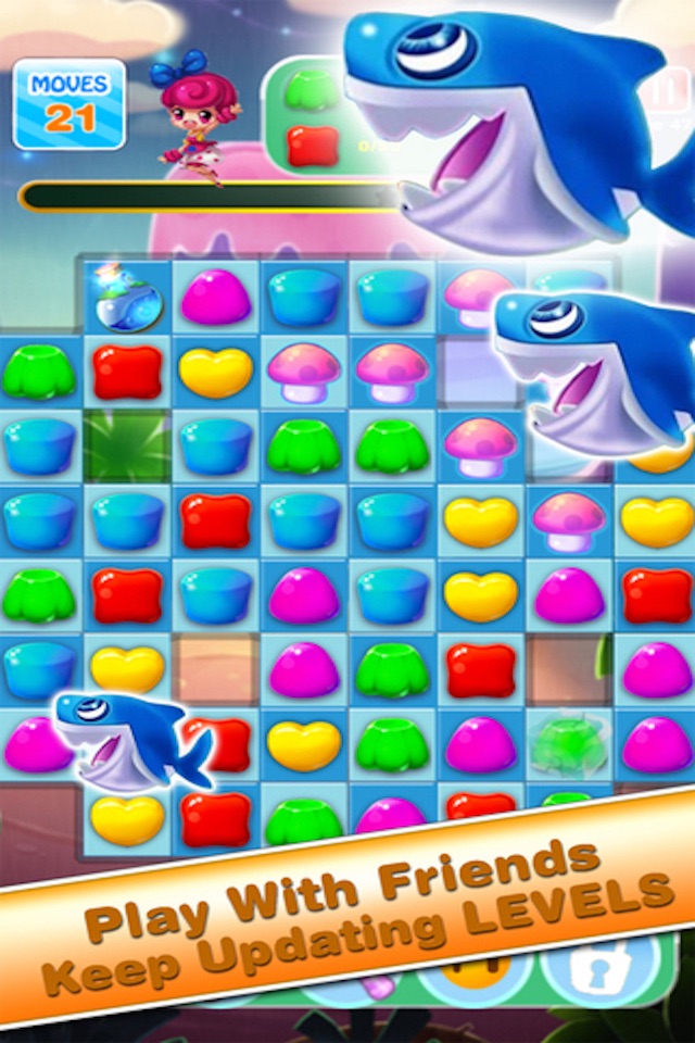Jelly Crush - 3 match puzzle blast game screenshot 2