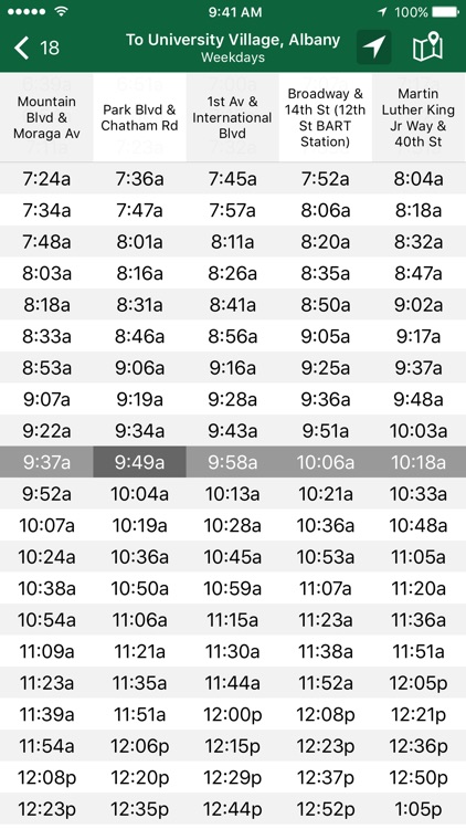 Schedules - AC Transit Time Tables