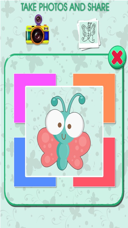 Butterfly Kids Coloring Book screenshot-4