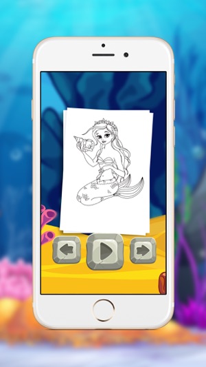 Mermaid Princess Coloring Book(圖4)-速報App