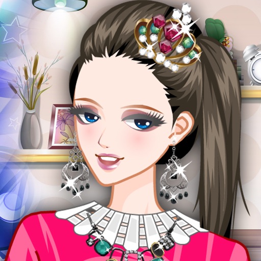 Purple Sky: Cinderella Makeup. Dressup a princess iOS App