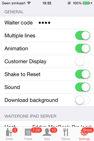 WaiterOne Remote screenshot 4