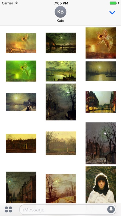 John Atkinson Grimshaw Artworks Stickers