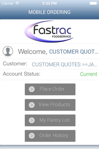 Fastrac Foodservice screenshot 2