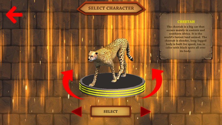 Wild Cheetah Simulator Game - Animals Survival 3d