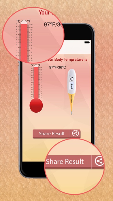 fingerprint thermometer body temperature