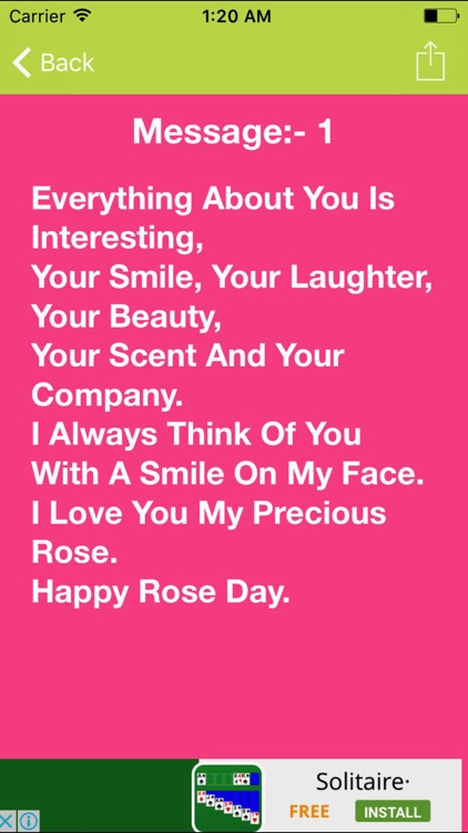 Happy Rose Day Messages,Greetings,SMS And Images screenshot-4