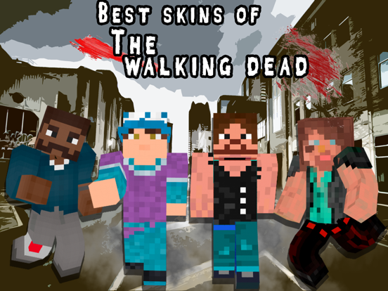 Skins For Walking Dead For Minecraft Pe App Price Drops - the walking dead in roblox minecraftvideos tv