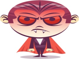 Funny Dracula stickers for iMessage