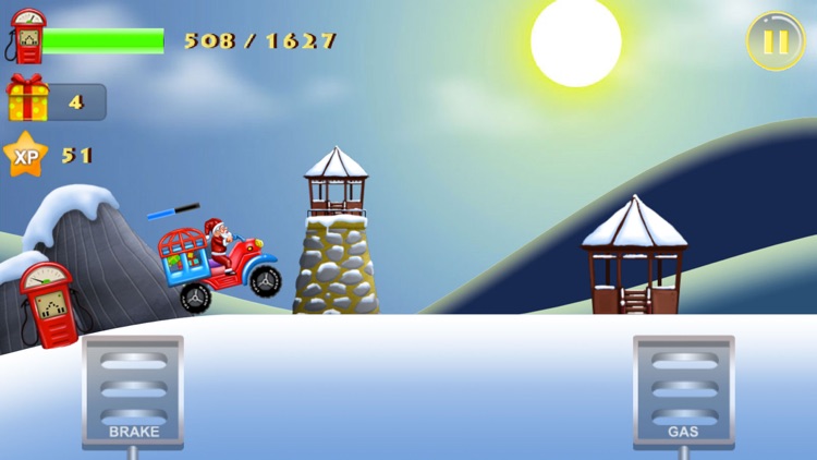 Santa Hill Climb : Xmas Game screenshot-3