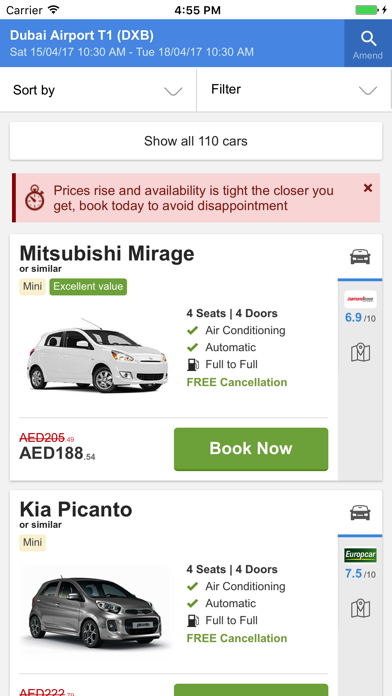 Dubai Cheap Car Rental Search - تأجير سيارة في دبي screenshot 4