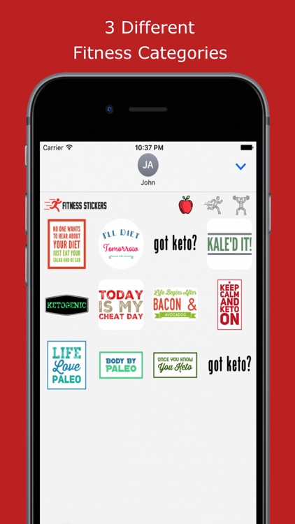 Fitness Sticker Pack for iMessage