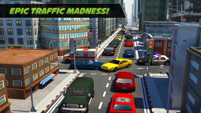City Traffic Control Rush Hour Driving 3D Sim: PRO Screenshot 1