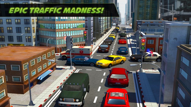 城市交通控制高峰时间驾驶3D Sim：Traffic Control Simul