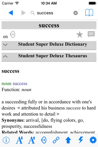 Student Super Deluxe Dictionary And Thesaurus screenshot 4