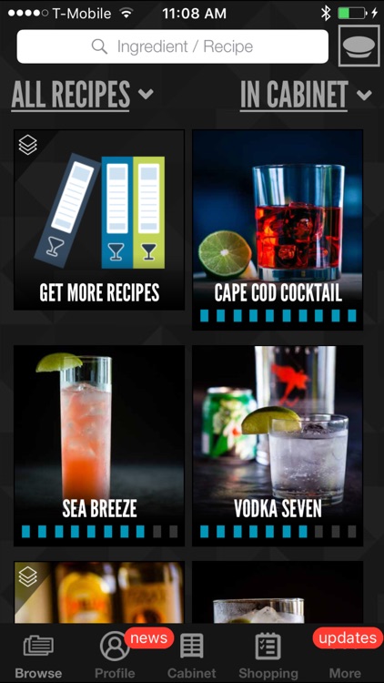 Perfect Drink: Interactive cocktail recipe app