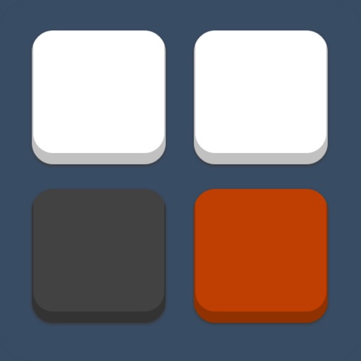 White To Black Tiles iOS App