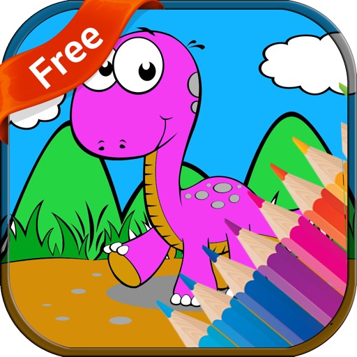 Dinosaur3 coloring book for kids