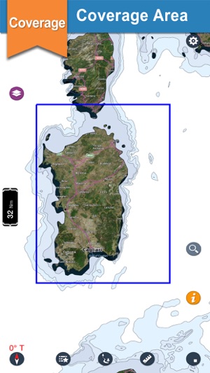 Marine Sardinia Nautical chart(圖2)-速報App