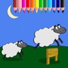 Kids Games Draw The Sheep Coloring Book Edition