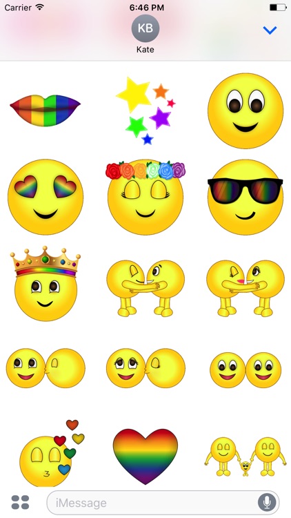 Rainbow Pack- Gay & Lesbian Emojis,Gay Flags Emoji screenshot-4