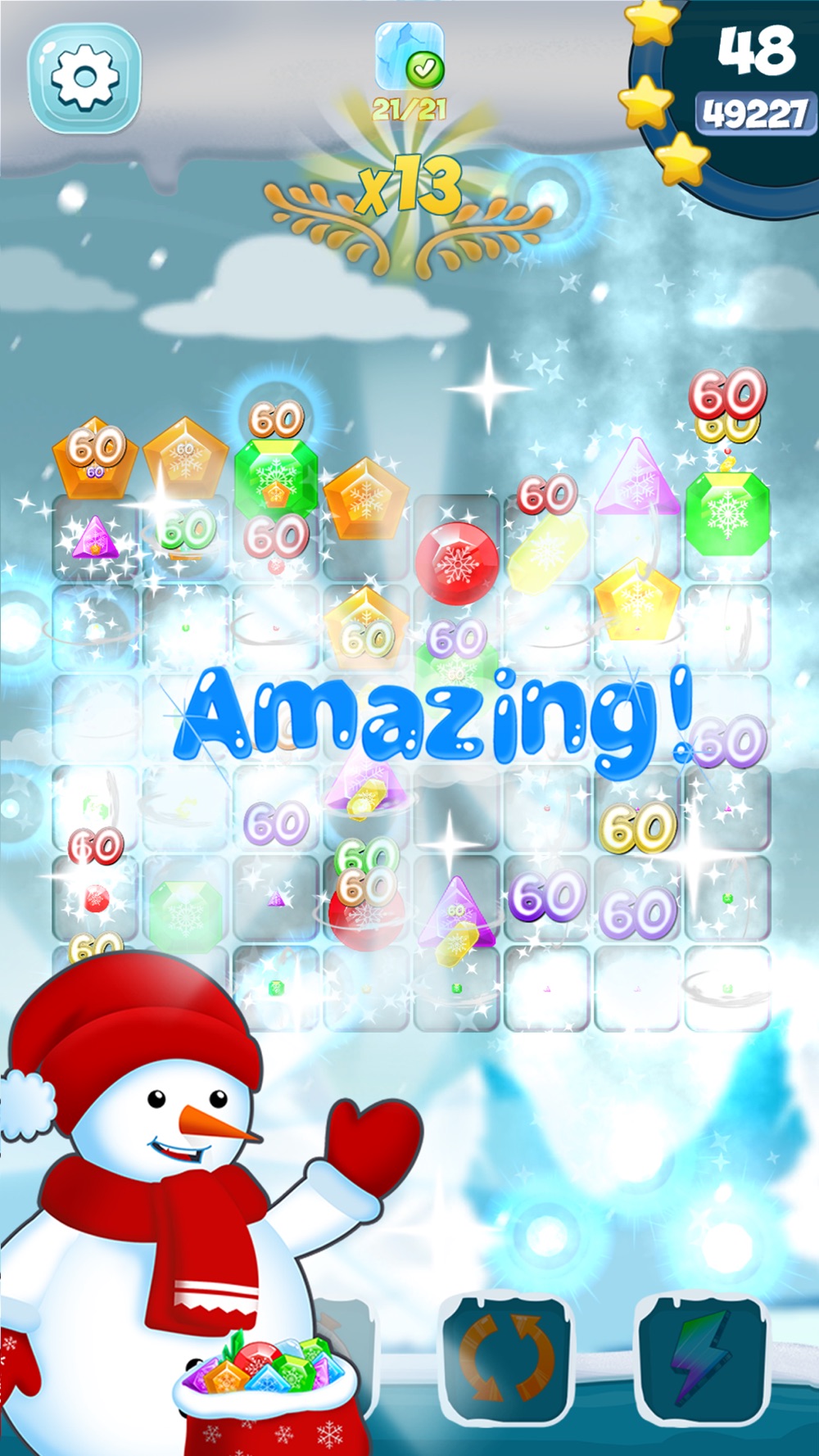 Frozen Diamond Mash: Winter Edition - Puzzle Game hack tool