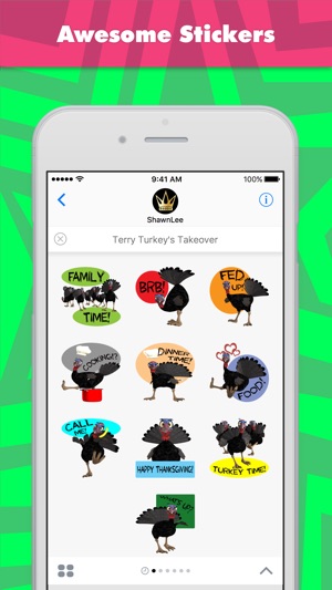 Terry Turkey's Takeover stickers by S.Lee(圖1)-速報App