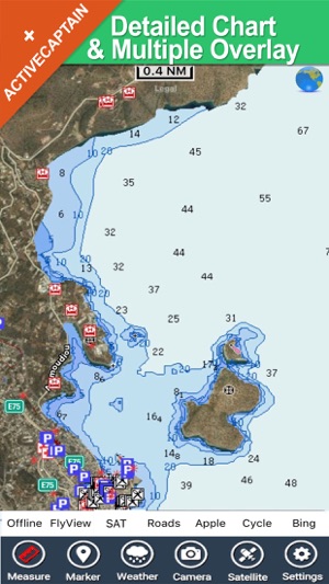 Crete (Greece) charts GPS offline maps N