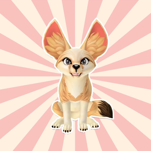 Fennec Fox Sticker Pack - Animated and Adorable Icon