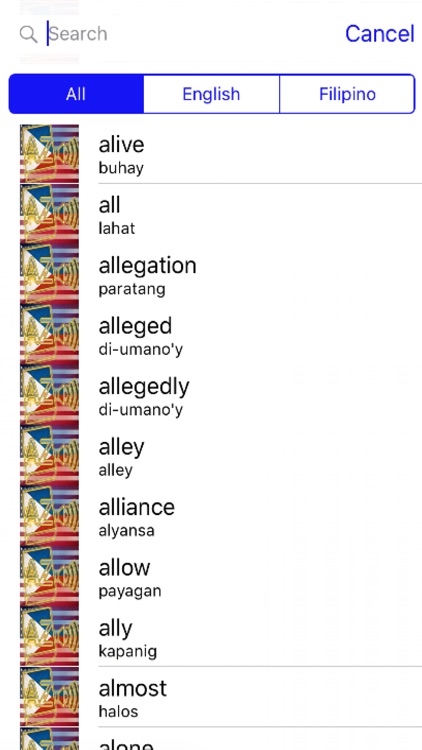 Filipino Dictionary GoldEdition screenshot-4