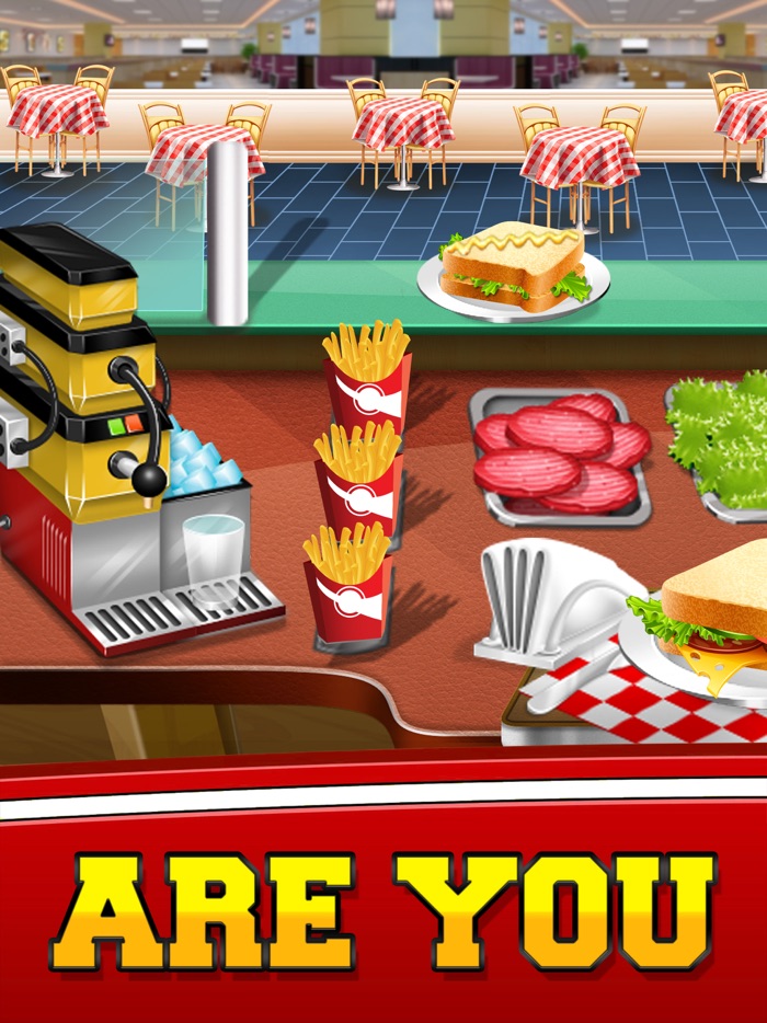 フードカフェキッチンシェフ：クッキングメーカーキッズゲーム