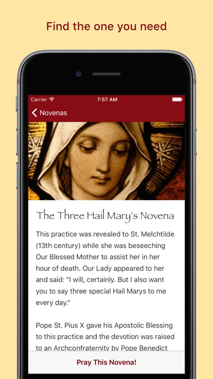 Pray: The Catholic Novena App