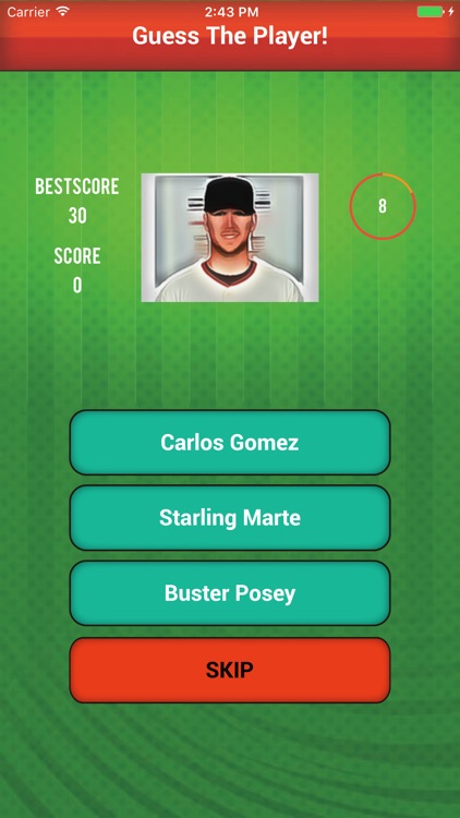 Guess The Baseball Player Quiz for MLB