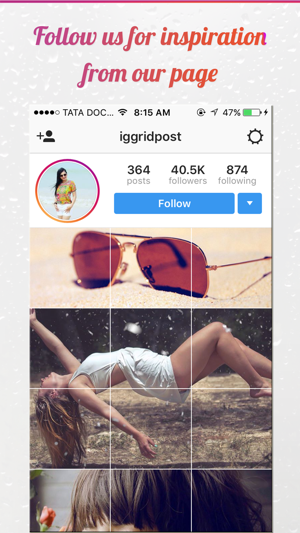 IG Grid Post - Crop Your Photos For Insta Profile(圖4)-速報App